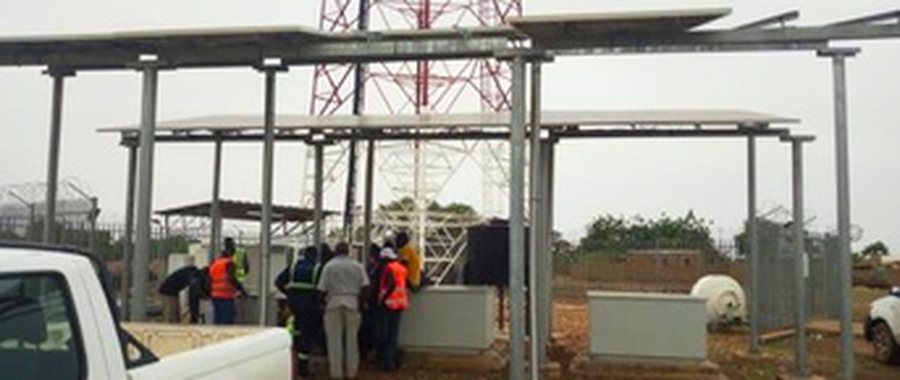 Site relais télécom sécurisé par une installation solaire Metavolt Énergie